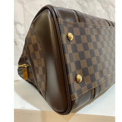 Louis Vuitton Damier Ebene Canvas Brown Berkeley Bag ○ Labellov