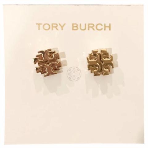 Sell Tory Burch Small T Logo Stud Earrings - Gold 
