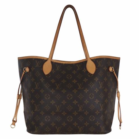Sell Louis Vuitton Monogram Neverfull MM Tote Bag Brown