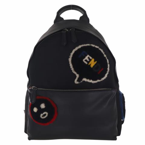 Fendi Black Mini 'forever ' Backpack | Lyst