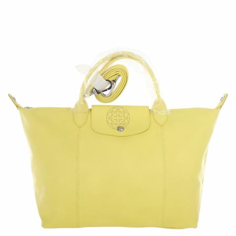 Sell Longchamp Les Pliage Cuir Medium Yellow