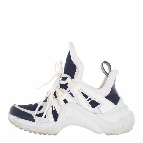 Archlight cloth trainers Louis Vuitton White size 34 IT in Cloth - 35608208