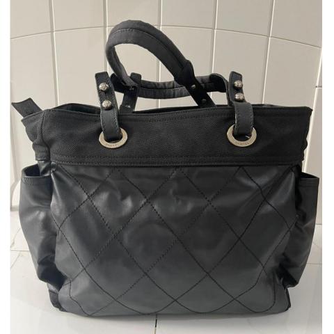 Sell Chanel Paris Biarritz Tote Bag - Black