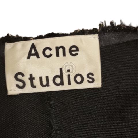 Sell Acne Studios Jessica Raw Linen Dress Black HuntStreet