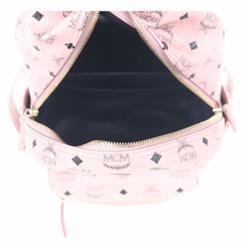 Sell MCM Visetos Side Stud Stark Backpack Pink