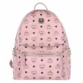 MCM Stark Side Stud Medium Pink Backpack - A World Of Goods For You, LLC