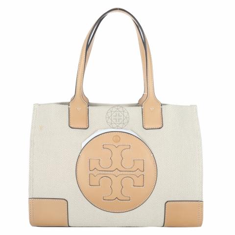 Sell Tory Burch Ella Canvas Mini Tote Bag - Beige 