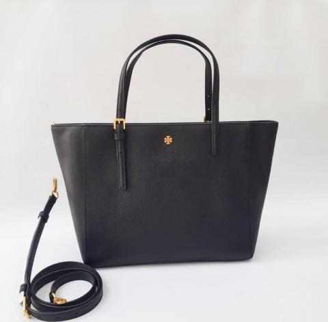 Sell Tory Burch Emerson Small Zip Tote Black Black