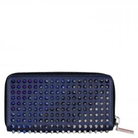 Christian Louboutin Denim Panettone Studded Coin Purse 