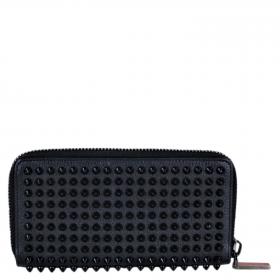 Authentic Christian Louboutin Panettone Zip Around Spike Wallet