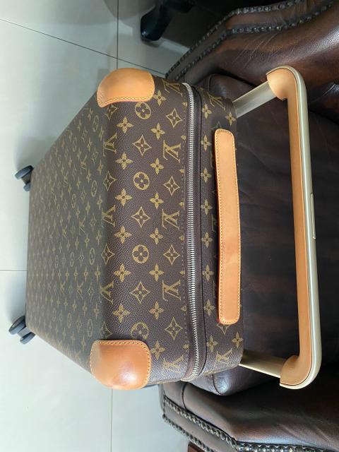 Horizon 55 cloth 48h bag Louis Vuitton Brown in Cloth - 33832343