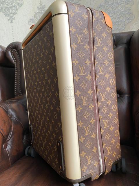 Horizon 55 cloth 48h bag Louis Vuitton Brown in Cloth - 33832343