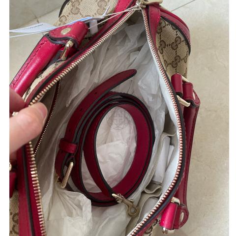 Sell Gucci GG Boston Bag Pink Brown HuntStreet