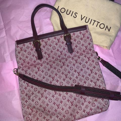 Louis Vuitton Mini Lin Cherry Monogram Francoise Bag