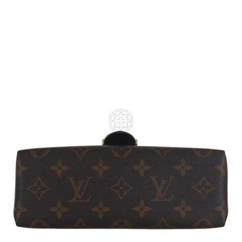 Louis Vuitton Locky Handbag Monogram Canvas with Leather BB Brown 2307791