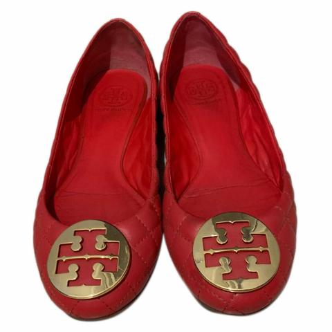 Sell Tory Burch Quilted Flats - Red 