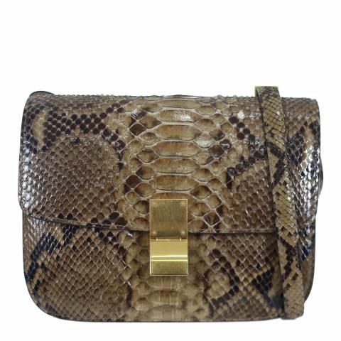 Sell Céline Python Medium Box Bag - Brown | Huntstreet.Com