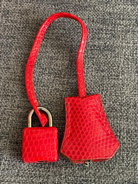 Sell Hermès Birkin 25 in Rouge Exotique Shiny Niloticus Lizard RHW - Red