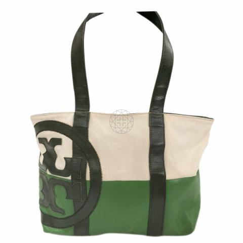 Sell Tory Burch Small Dipped Beach Tote - Green 