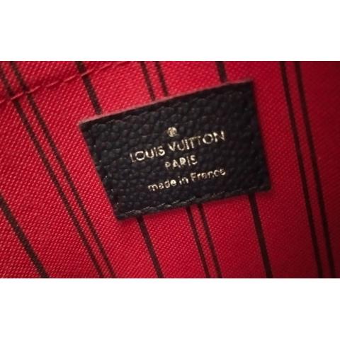 RvceShops Revival, Red Louis Vuitton Monogram Empreinte Montaigne MM  Satchel
