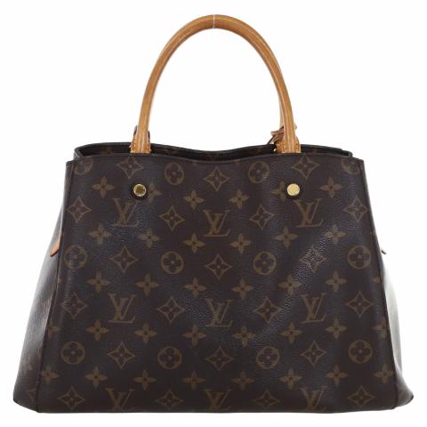 .com: Louis Vuitton Women's Pre-Loved Montaigne Mm, Monogram, Brown,  One Size : Clothing, Shoes & Jewelry