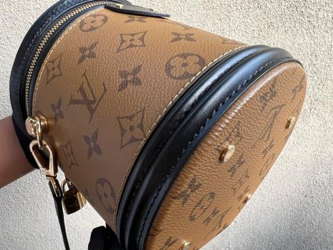 Louis Vuitton Cannes 2way Handbag Purse Monogram Reverse M43986 FL3189  66892