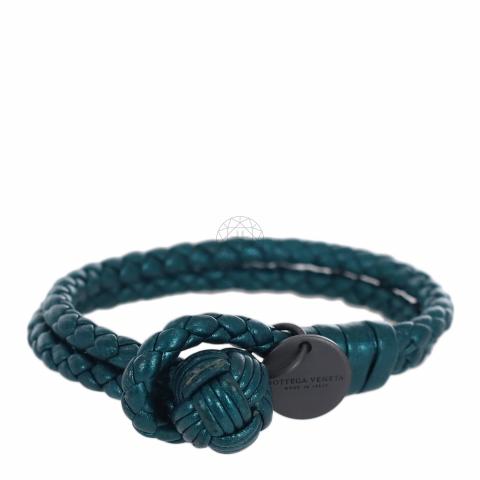 Sell Bottega Veneta Intrecciato Woven Bracelet - Green