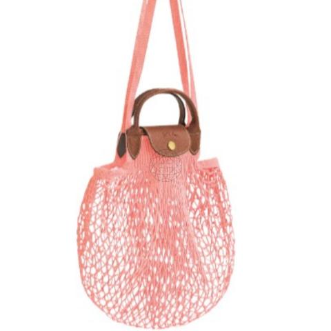 Sell Longchamp Le Pliage Filet Bag - Pink | HuntStreet.com