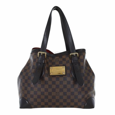 Louis Vuitton Hampstead MM Damier Ebene Tote Bag