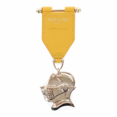 Fauré Le Page Medal Ribbon Bag Charm - Yellow Bag Accessories, Accessories  - FLP20683