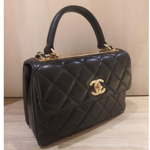 CHANEL CC Vanity bag Hand Bag 2WAY Shoulder Bag Caviar Leather Red