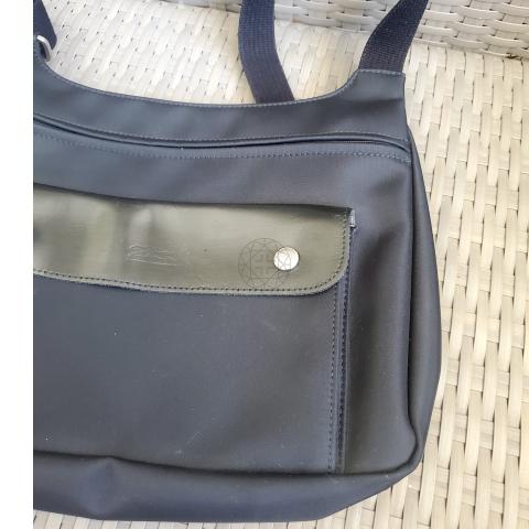 Sell Longchamp Nylon Messenger Crossbody Bag Black HuntStreet