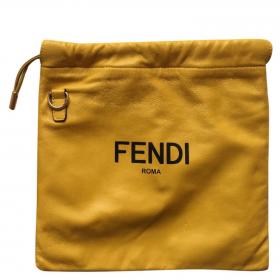 Fendi Black Leather Mini Pochette Bag. Condition: 3. 6 Width x 4, Lot  #58281