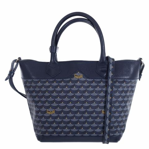 Fauré Le Page Calibre 21 Bag - Blue Handle Bags, Handbags