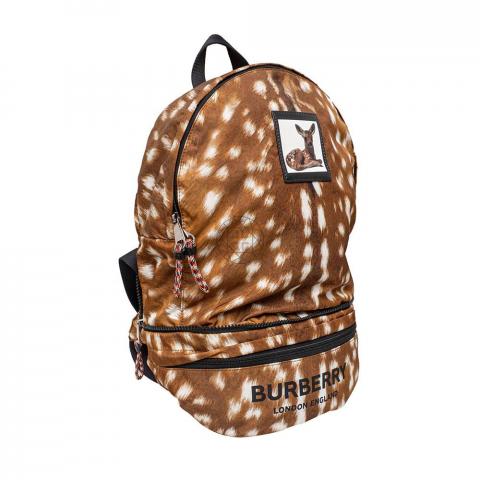 Sell Burberry Deer Print Convertible Backpack and Bum Bag - Brown/White |  
