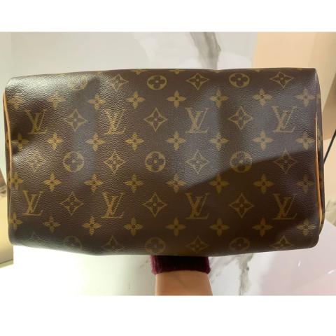 Louis Vuitton Monogram Totem Speedy 30 - Brown Handle Bags, Handbags -  LOU676016