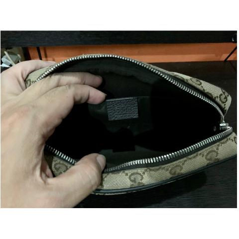 Gucci Gg Supreme Ufo Canvas Belt Bag in Brown for Men