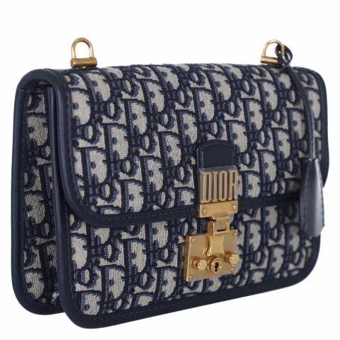 Sell Christian Dior Oblique Dioraddict Flap Bag - Blue