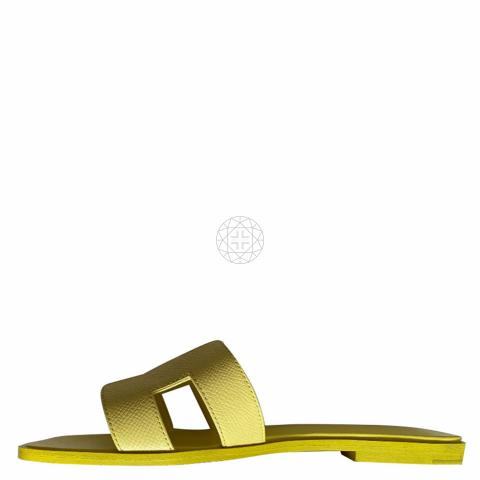 Sell Hermès Oran Sandals - Yellow | HuntStreet.com