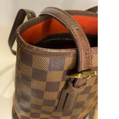 Vintage Louis Vuitton Damier Ebene Marais PM Bucket Bag SP0040