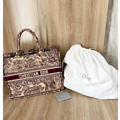 Sell Christian Dior Toile De Jouy Book Tote Red