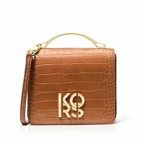 Michael Kors Small Crocodile Embossed Crossbody Bag