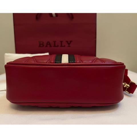 Sell Bally Quilted Crossbody Bag Red