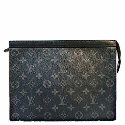 Louis Vuitton Black Crocodile Minaudiere Tresor Clutch