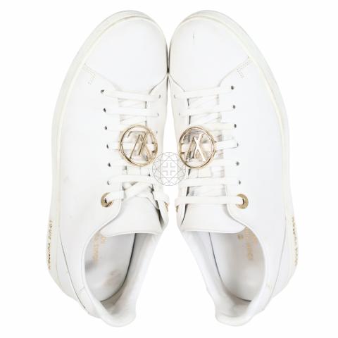 Sell Louis Vuitton FrontRow Leather Sneakers - White