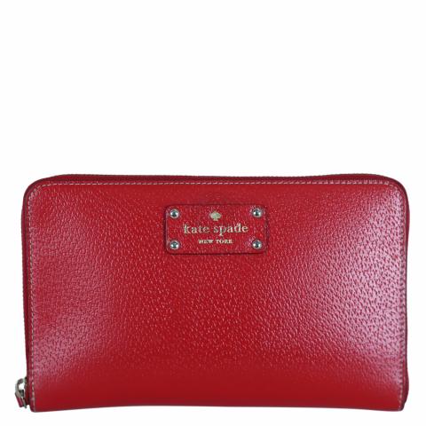 Sell Kate Spade New York Wellesley Zip Travel Wallet - Red 