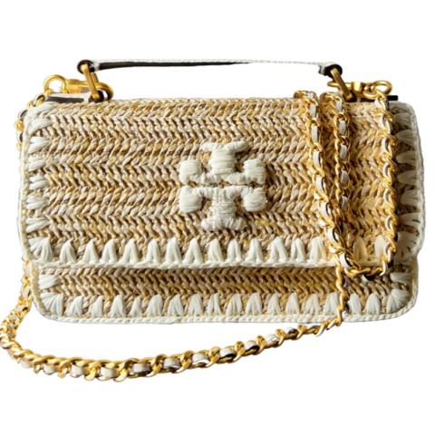 Tory burch 2024 straw clutch