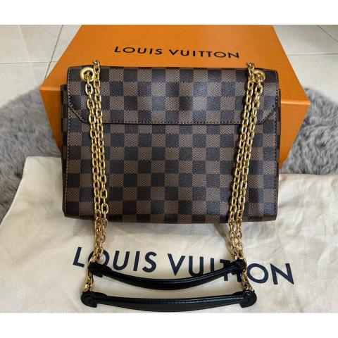 Louis Vuitton Vavin PM Tote in Brown Print Leather ref.679360