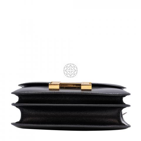 Replica Hermes Constance 18 Handmade Bag In Black Box Calf Leather