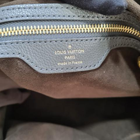 Louis Vuitton Motard shoulder bag in anthracite grey monogram leather